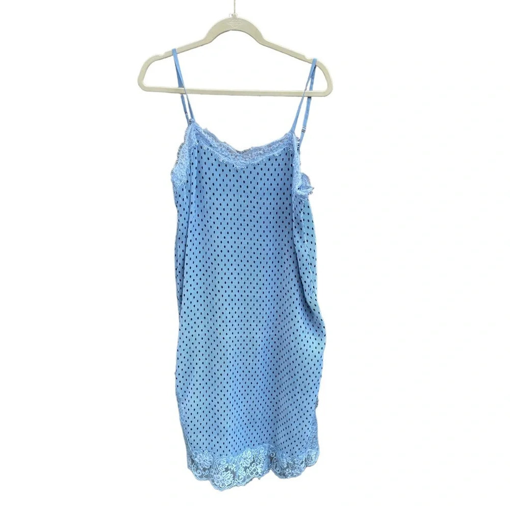 FREE PEOPLE MARGOT POLKA DOT SLIP DRESS
